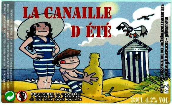 etiquette BRASSERIE LA CANAILLE 34