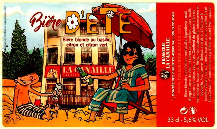 etiquette BRASSERIE LA CANAILLE 35