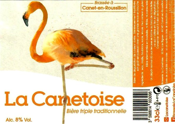 etiquette BRASSERIE LA CANETOISE 10