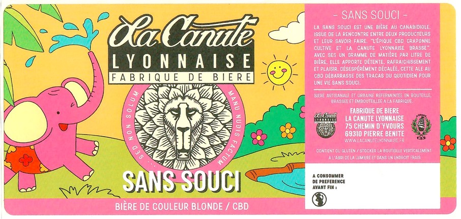 Etiquette BRASSERIE LA CANUTE LYONNAISE 16