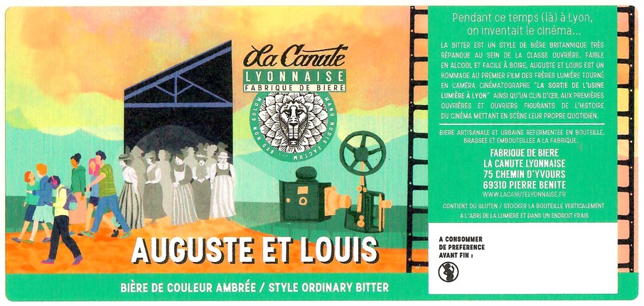 Etiquette BRASSERIE LA CANUTE LYONNAISE 18