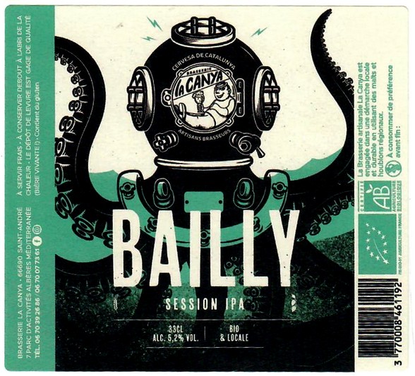 etiquette BRASSERIE LA CANYA 10