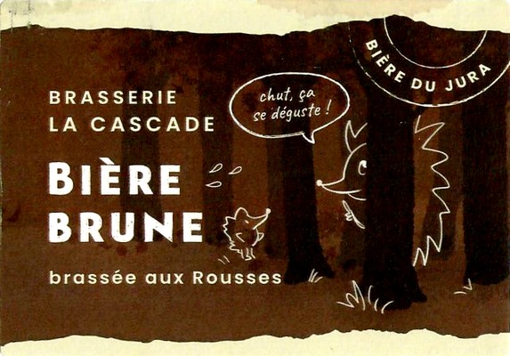 Etiquette BRASSERIE LA CASCADE 02