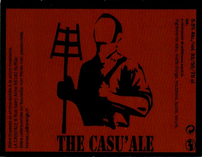 etiquette BRASSERIE LA CASUALE 02
