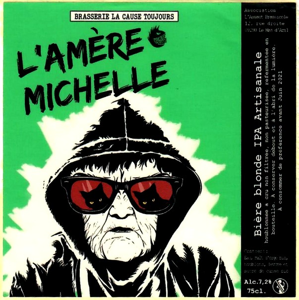 etiquette BRASSERIE LA CAUSE TOUJOURS 02