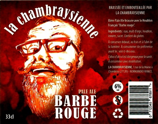 etiquette BRASSERIE LA CHAMBRAYSIENNE 11