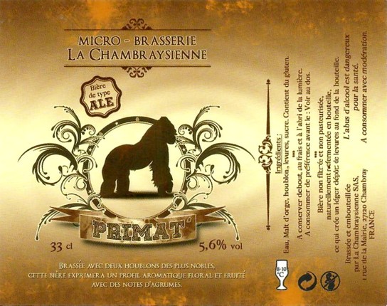 Etiquette BRASSERIE LA CHAMBRAYSIENNE 15