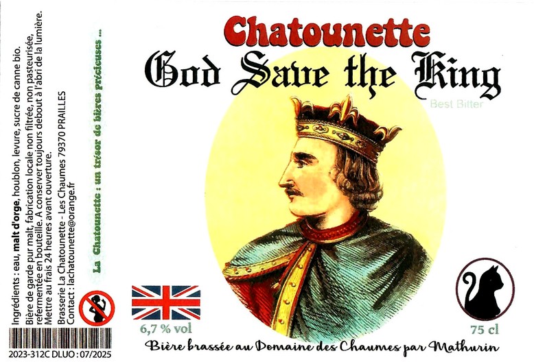 Etiquette BRASSERIE LA CHATOUNETTE 13