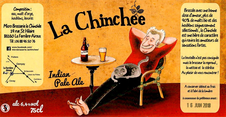 Etiquette BRASSERIE LA CHINCHEE 05