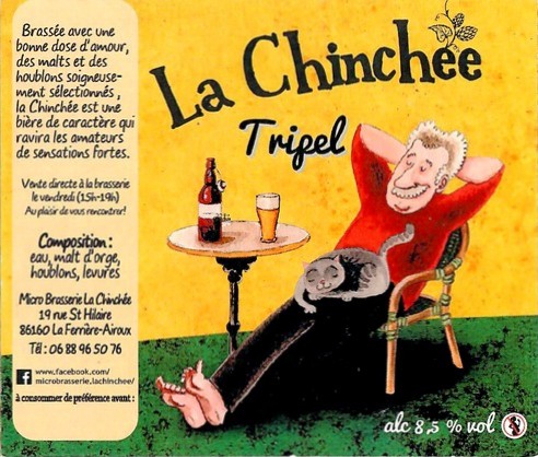 Etiquette BRASSERIE LA CHINCHEE 13