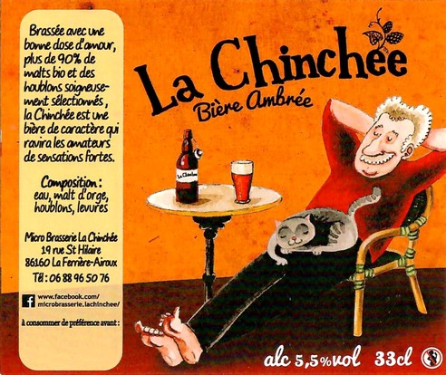 Etiquette BRASSERIE LA CHINCHEE 14