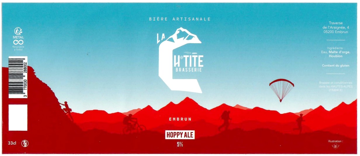 Etiquette LA CHTITE BRASSERIE 01