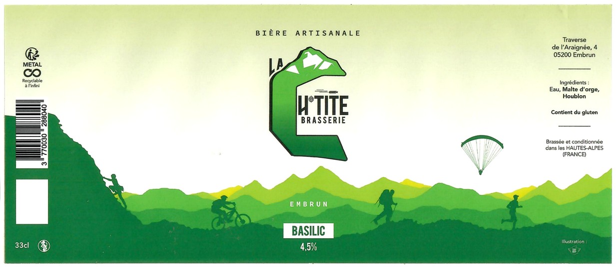 Etiquette BRASSERIE LA CHTITE BRASSERIE 02