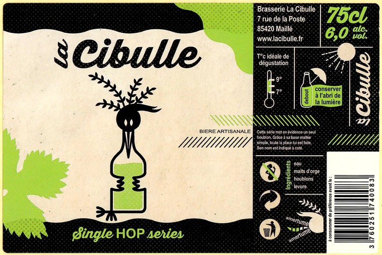 Etiquette BRASSERIE LA CIBULLE 03