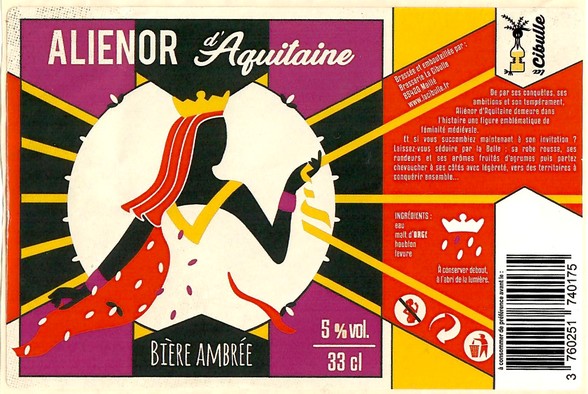 Etiquette BRASSERIE LA CIBULLE 10