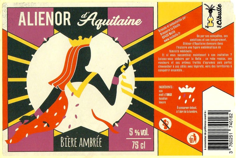 Etiquette BRASSERIE LA CIBULLE 11