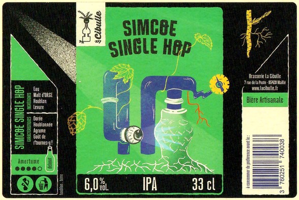 Etiquette BRASSERIE LA CIBULLE 12