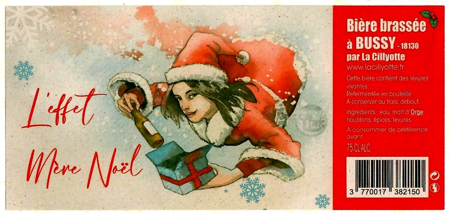 etiquette BRASSERIE LA CILLYOTE 12