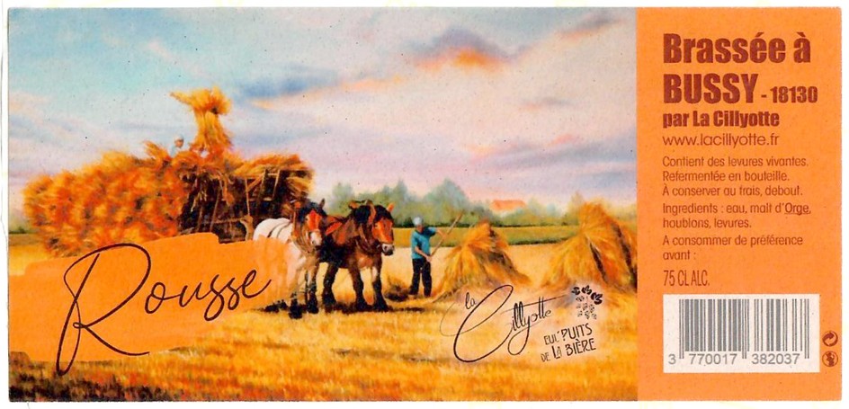 Etiquette BRASSERIE LA CILLYOTE 18