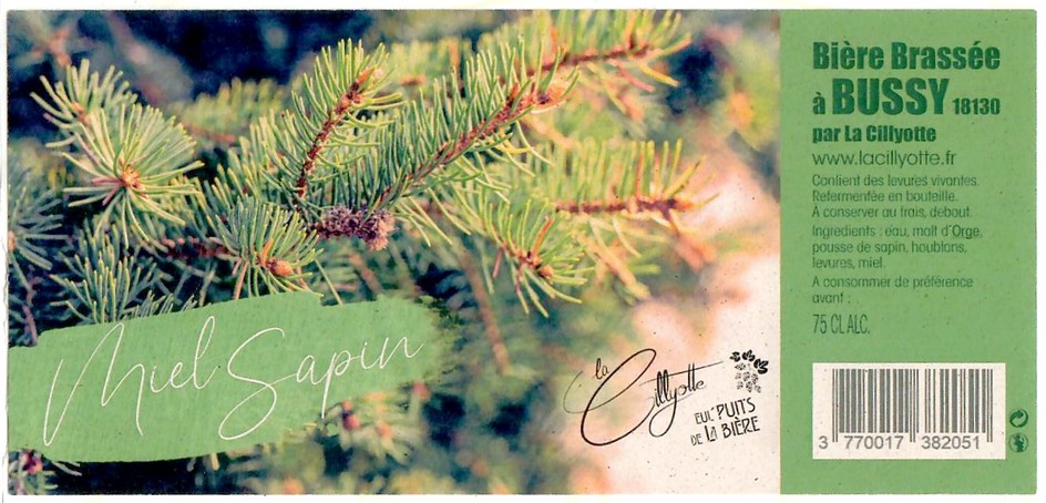 Etiquette BRASSERIE LA CILLYOTE 18