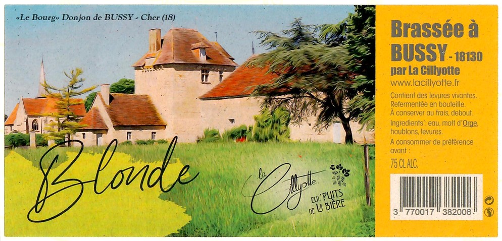 Etiquette BRASSERIE LA CILLYOTE 22