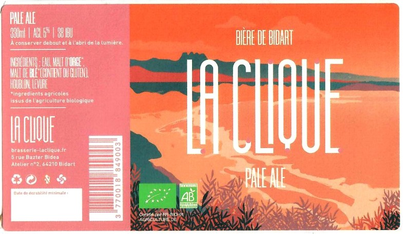 Etiquette BRASSERIE LA CLIQUE 02