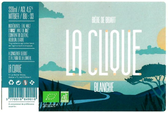 Etiquette BRASSERIE LA CLIQUE 03