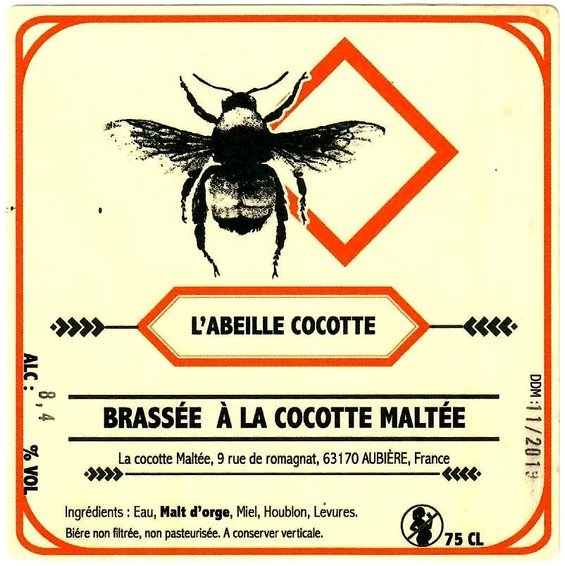 Etiquette BRASSERIE LA COCOTTE MALTEE 05