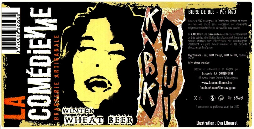 Etiquette BRASSERIE LA COMEDIENNE 09