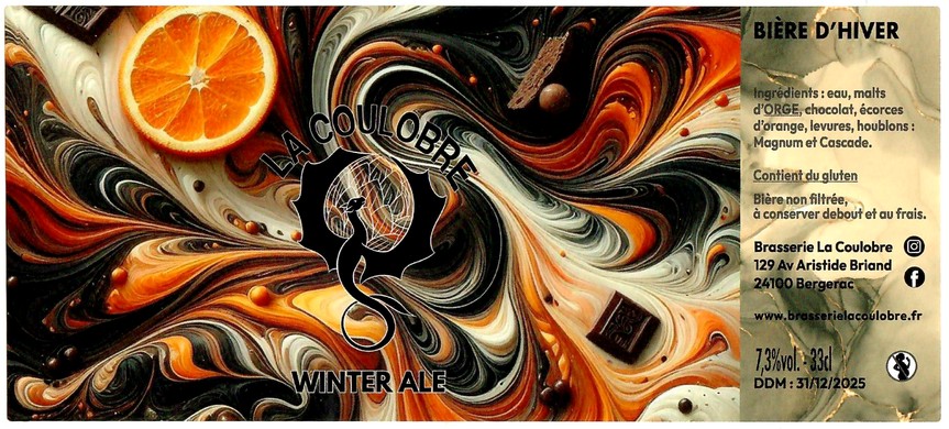 Etiquette BRASSERIE LA COULOBRE 04