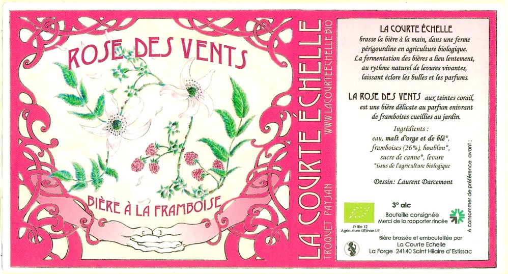 Etiquette BRASSERIE LA COURTE ECHELLE 04