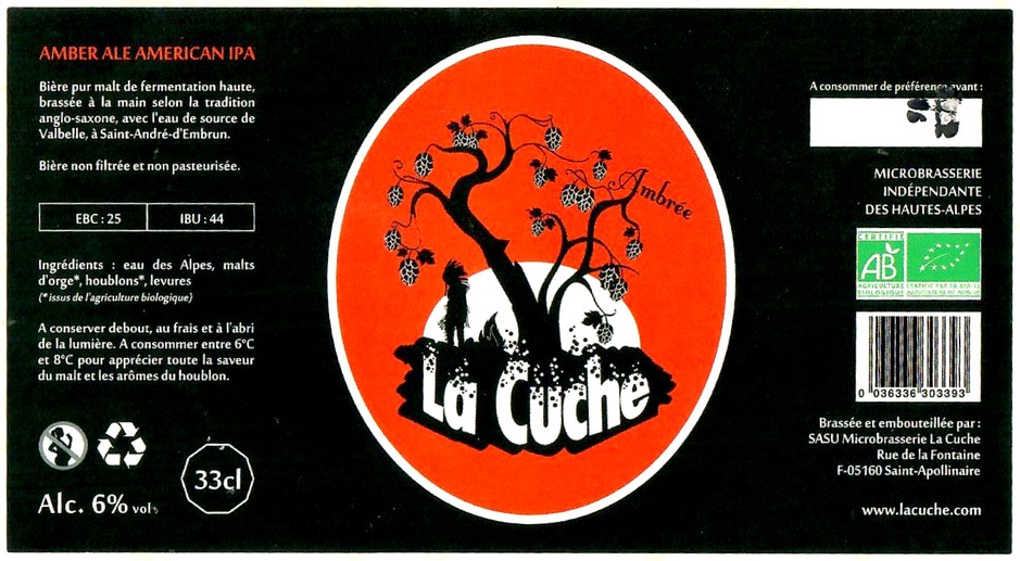 Etiquette BRASSERIE LA CUCHE 02