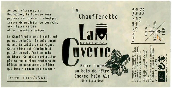 Etiquette BRASSERIE LA CUVERIE 09