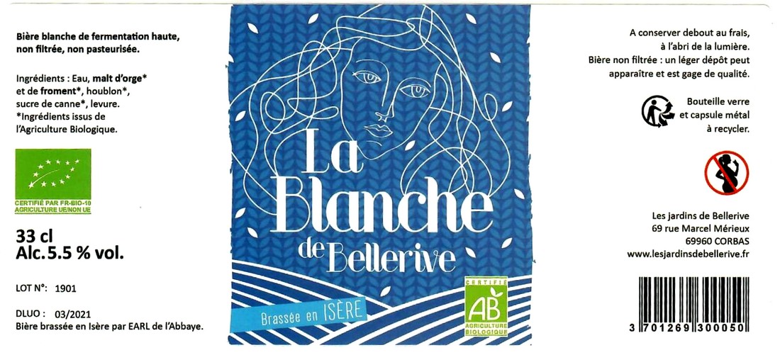 etiquette BRASSERIE LA DAME DE MALT 10