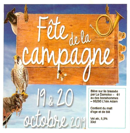 Etiquette BRASSERIE LA DAMOISE 04