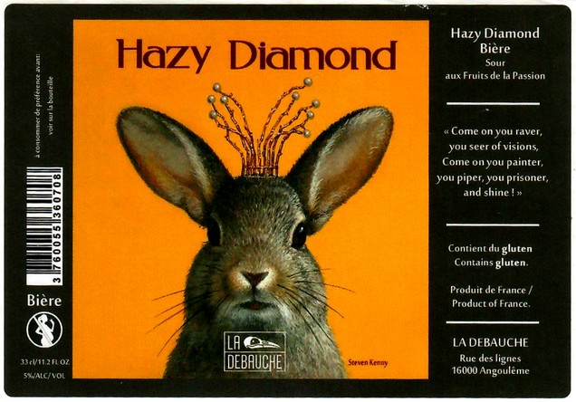 etiquette BRASSERIE LA DEBAUCHE 103