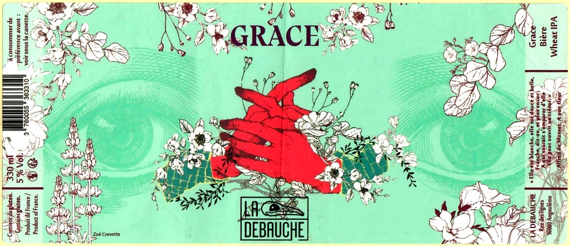 etiquette BRASSERIE LA DEBAUCHE 106