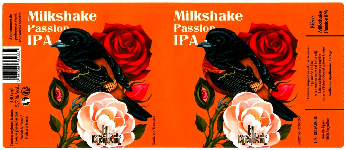 etiquette BRASSERIE LA DEBAUCHE 109