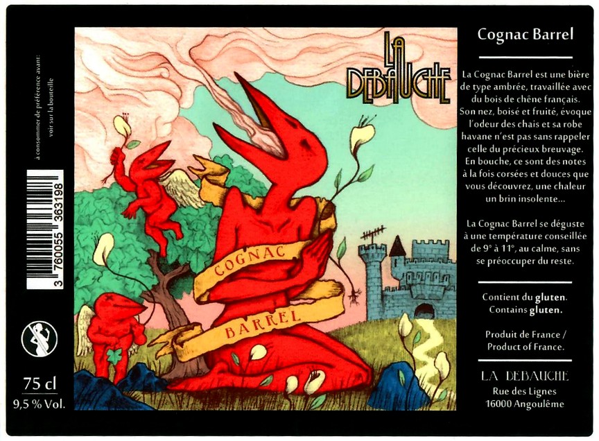 etiquette BRASSERIE LA DEBAUCHE 117