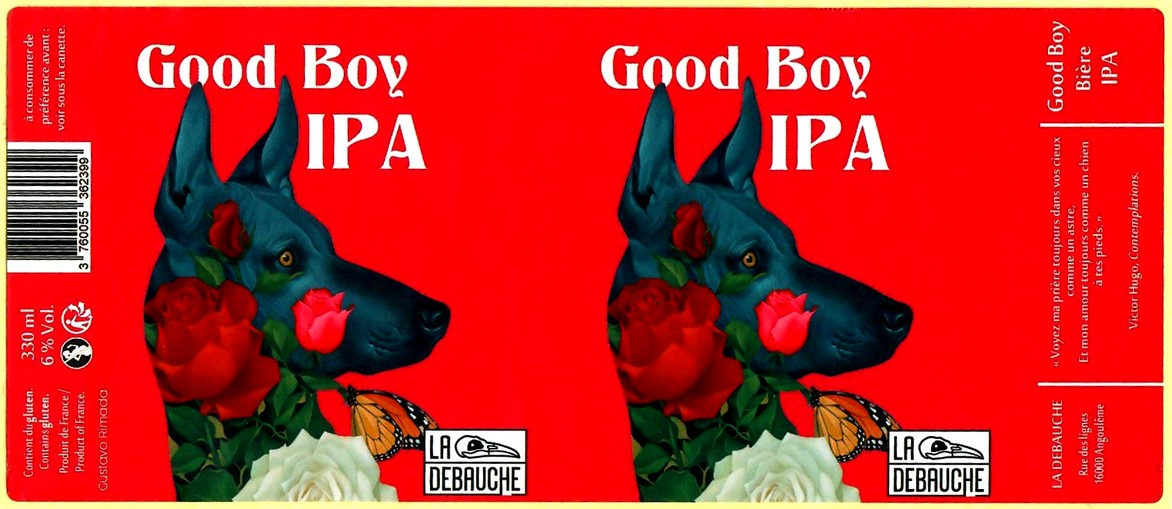 etiquette BRASSERIE LA DEBAUCHE 118