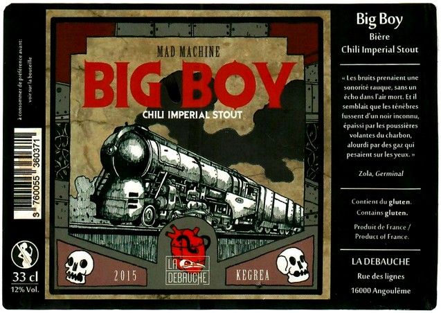 Etiquette BRASSERIE LA DEBAUCHE 130