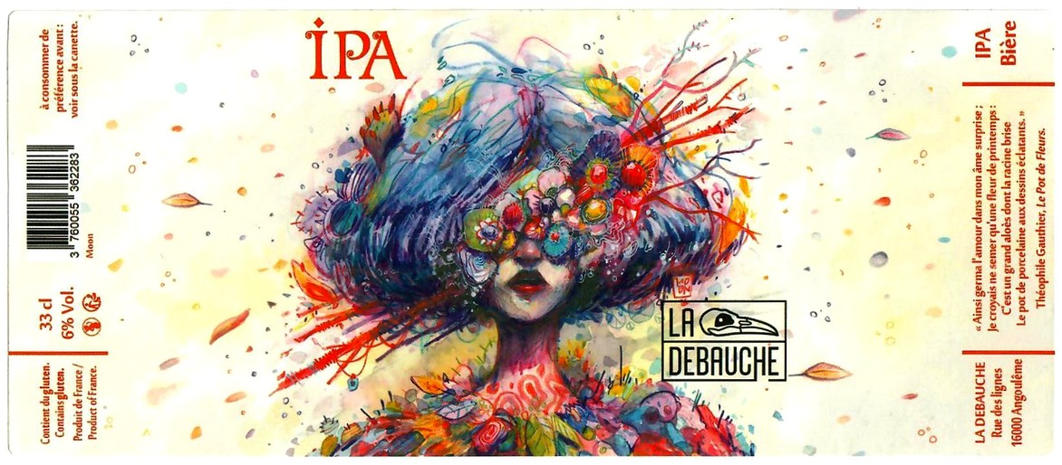 Etiquette BRASSERIE LA DEBAUCHE 132