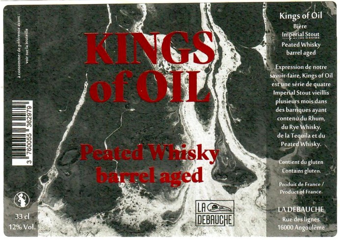 Etiquette BRASSERIE LA DEBAUCHE 136