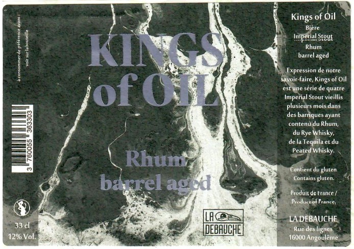 Etiquette BRASSERIE LA DEBAUCHE 138