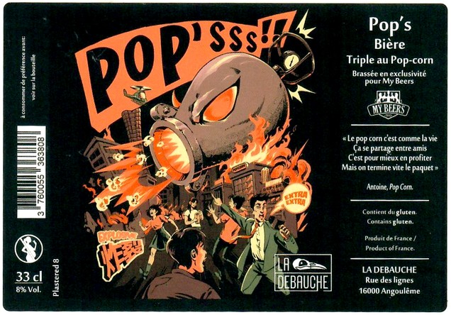 Etiquette BRASSERIE LA DEBAUCHE 139