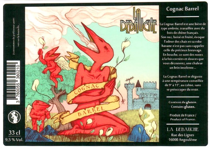 Etiquette BRASSERIE LA DEBAUCHE 142