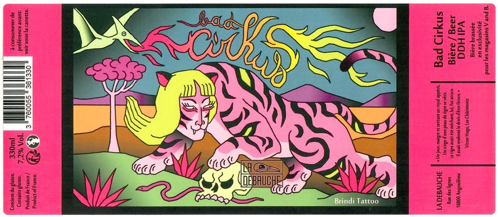 Etiquette BRASSERIE LA DEBAUCHE 147