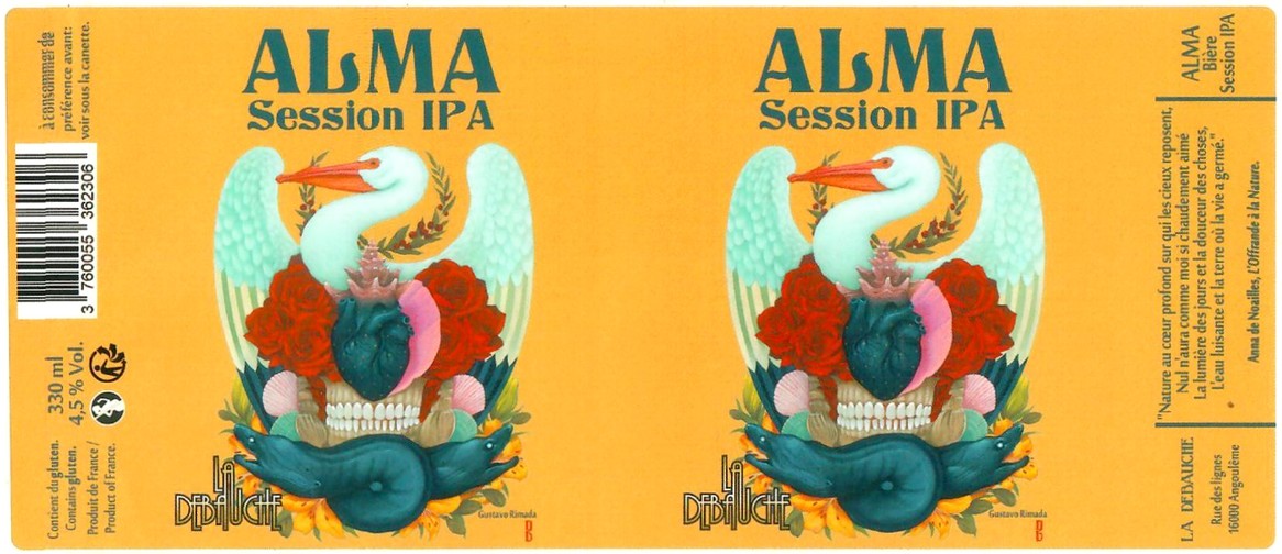 Etiquette BRASSERIE LA DEBAUCHE 154