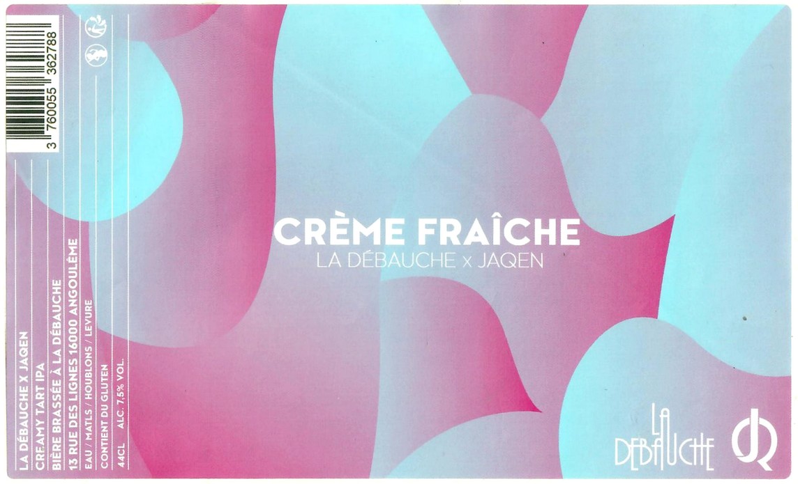 Etiquette BRASSERIE LA DEBAUCHE 169