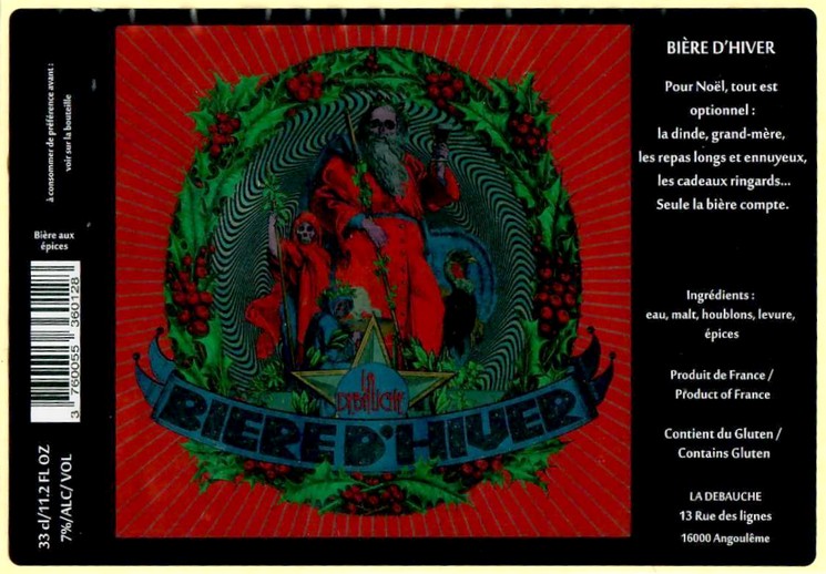 Etiquette BRASSERIE LA DEBAUCHE 171